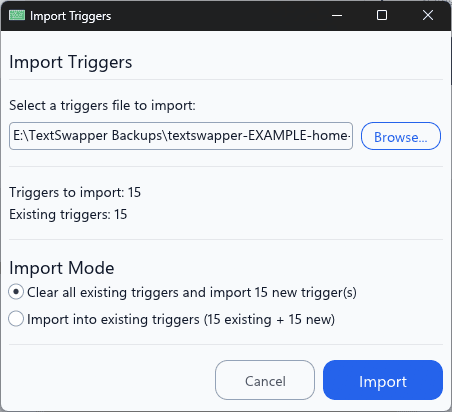 Import & Export